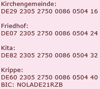 Kontoverbindungen Kontoverbindungen